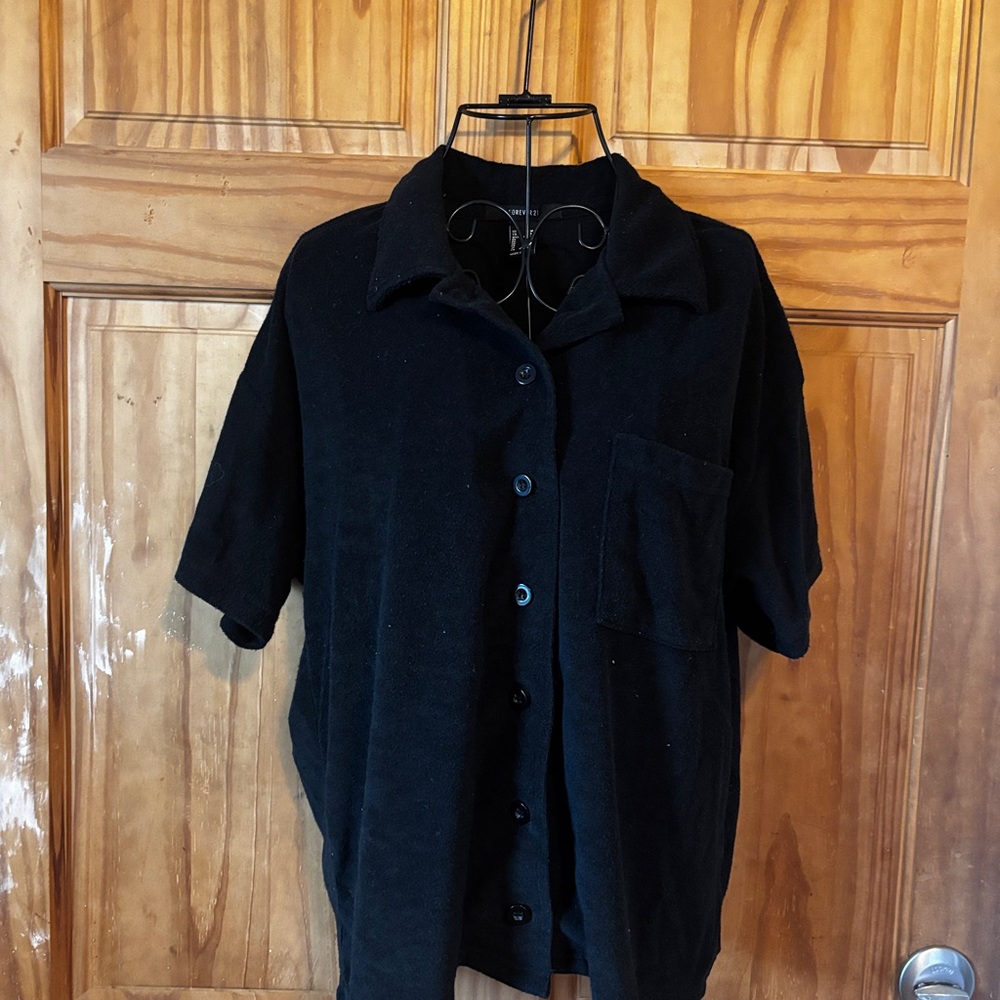 Forever 21 Classic Black Shirt